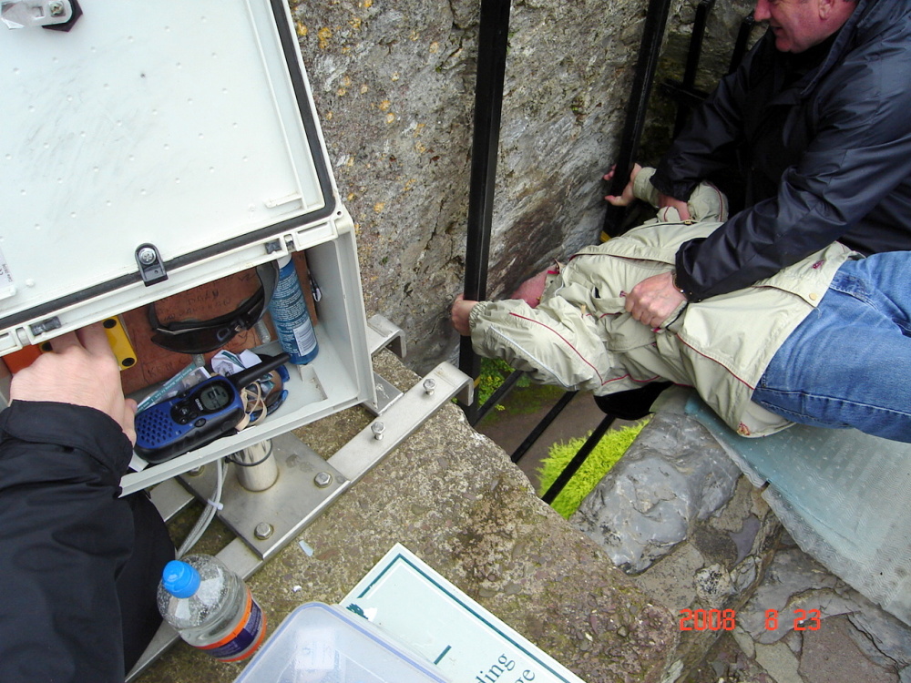 Kissing the Blarney Stone